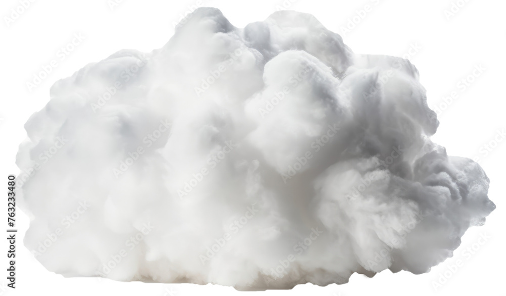 Fluffy cloud with transparent background Fluffy cloud with transparent background