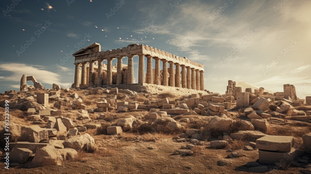 Alien planet's Greek temple intriguing ancient structure to aliens
