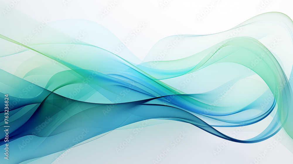 Abstract Aqua and Green Waveforms Abstract Aqua and Green Waveforms