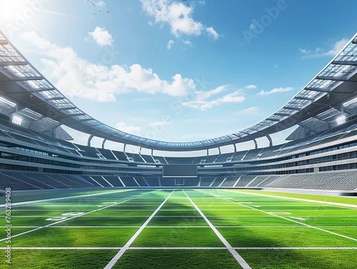 Sports venues setting a global example with sustainable infrastructure and green practices.