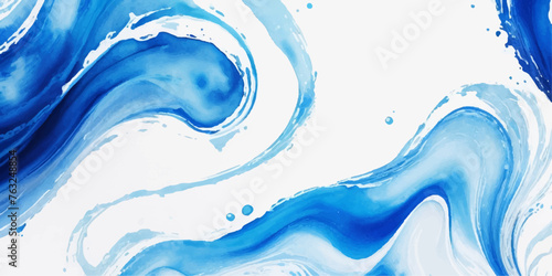 abstract soft blue and white abstract water color ocean wave texture background. Banner Graphic Resource as background for ocean wave and water wave abstract graphics	