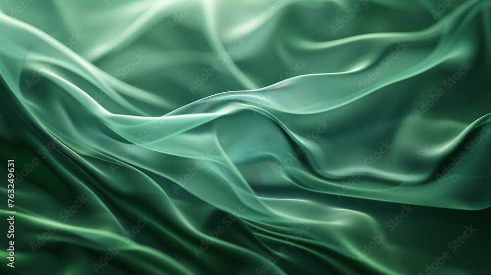 Illustration of a tranquil green waves texture, perfect for creating calming wallpapers. Illustration of a tranquil green waves texture, perfect for creating calming wallpapers.