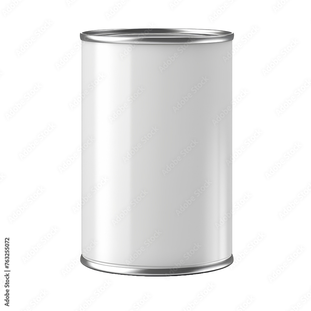 Isolated metal tin can on white background Isolated metal tin can on white background