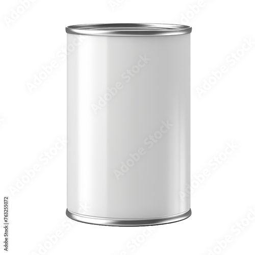 Wallpaper Mural Isolated metal tin can on white background Torontodigital.ca