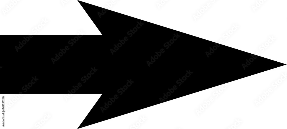 Arrow icon flat style, cursor, direction, pointer