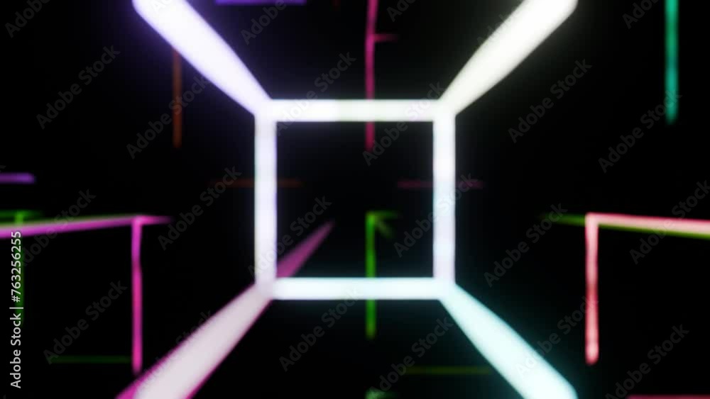 Perfect Loop Backround Seamless loop abstract background geometric patterns square. Video for ...