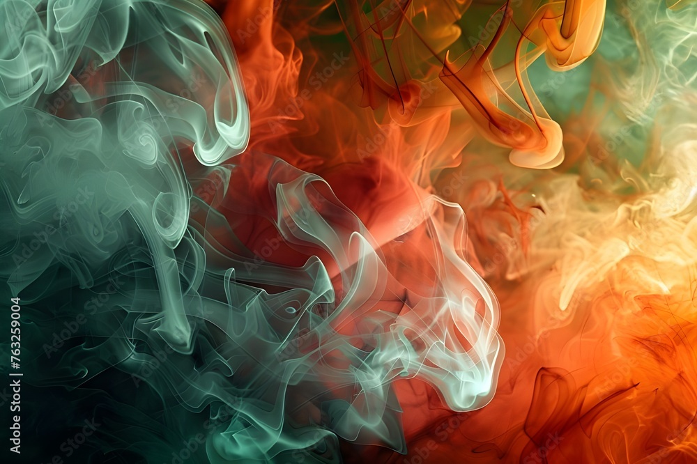 Abstract Smoke Patterns: An abstract composition capturing intricate patterns and shapes created by swirling smoke, adding a touch of mystery.

