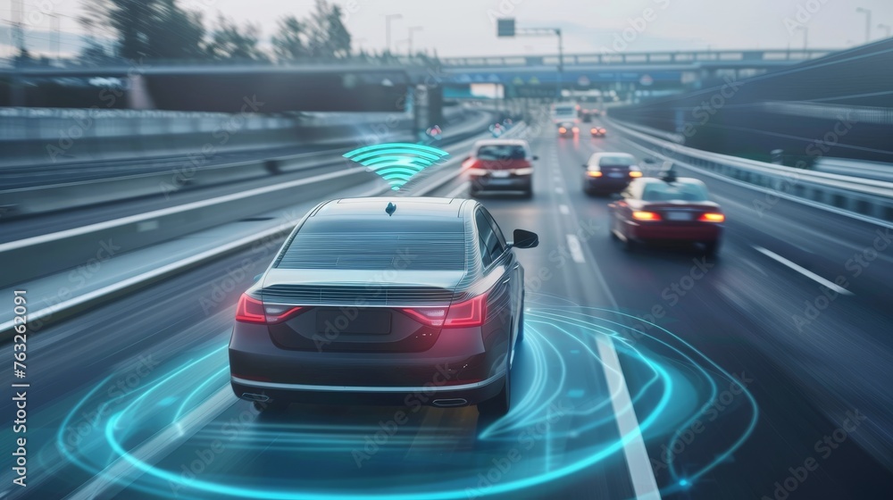 Adaptive cruise control concept for autonomous cars. Driver assistance system for autonomous cars.