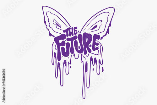 Streetwear design Aesthetic typography quotes vector graphic design templates