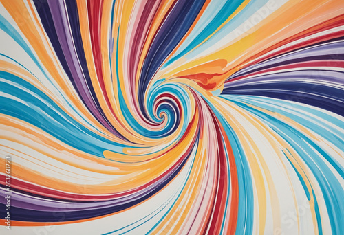 harmonious paint patterns swirling in an abstract shape isolated on a transparent background