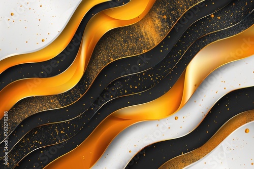 Abstract background with wavy lines in elegant colors 