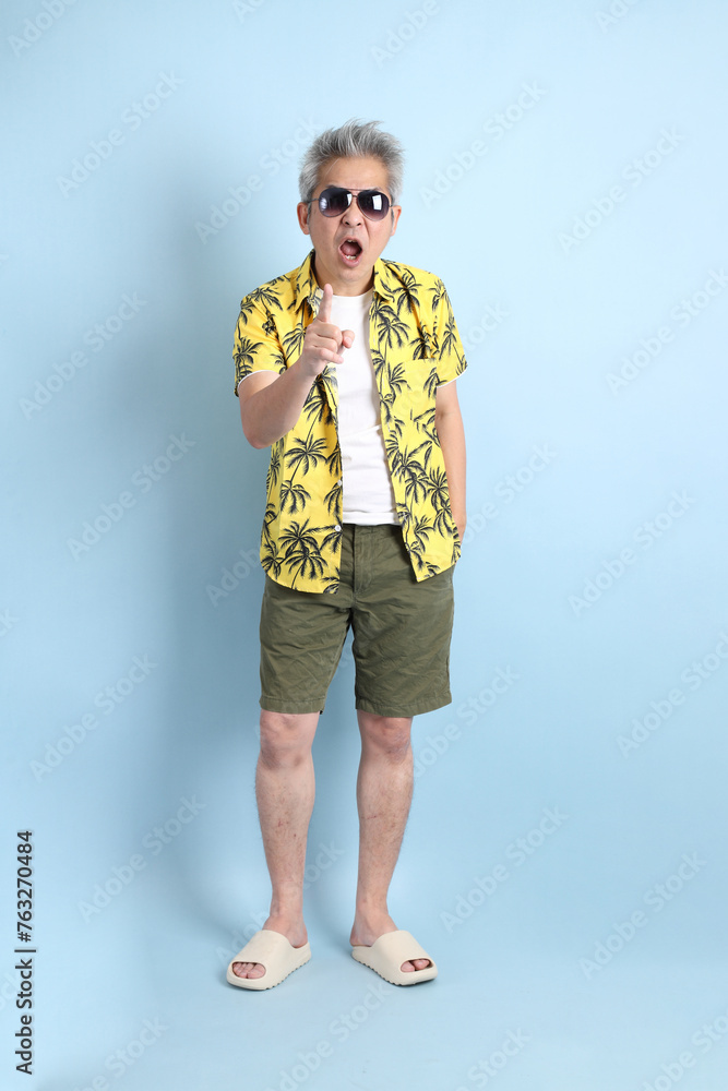 60s Senior in Summer vacation 60s Senior in Summer vacation