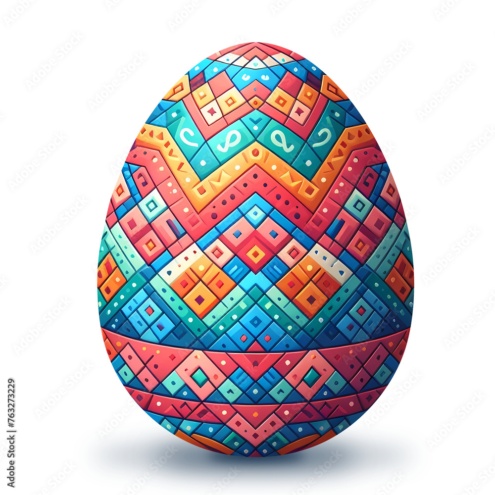 ethnic pattern decorated Easter egg ethnic pattern decorated Easter egg