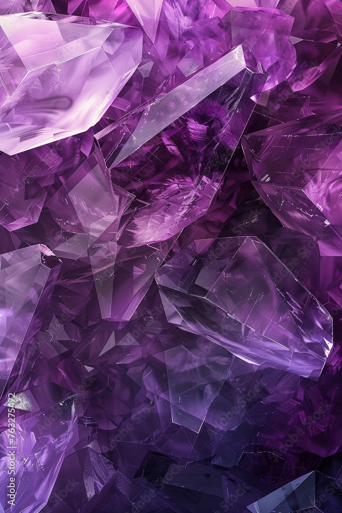 Purple crystal pattern for background Purple crystal pattern for background