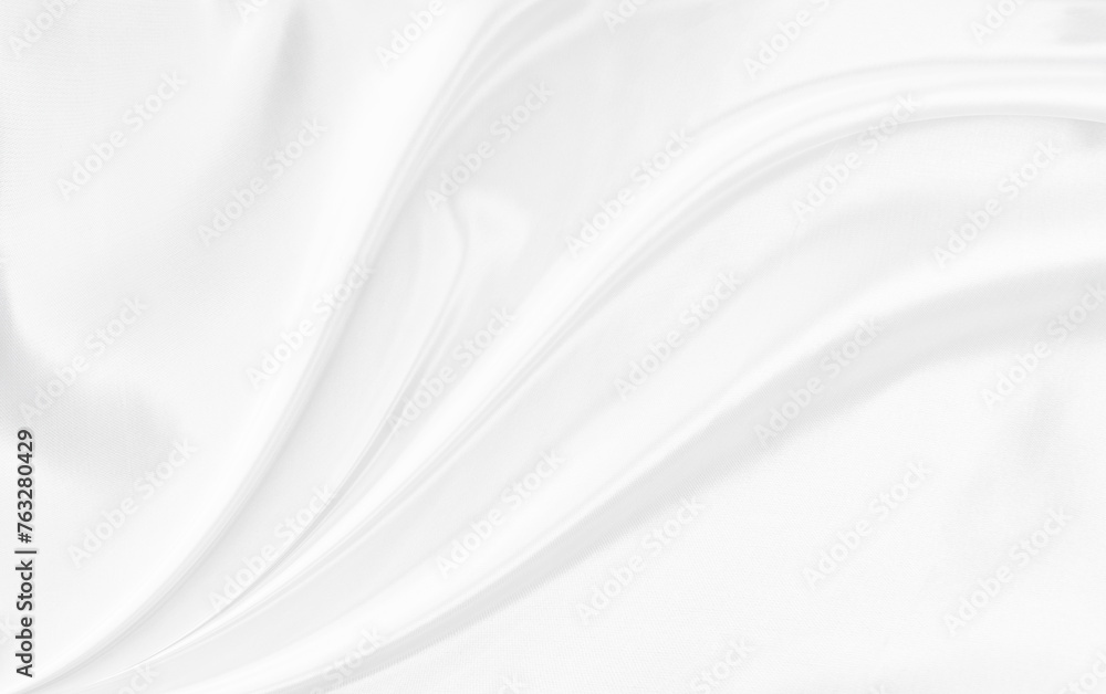 Obraz premium White gray satin texture that is white silver fabric silk background with beautiful soft blur pattern natural.