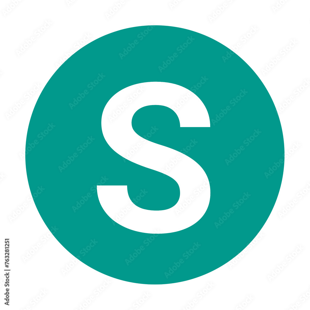 Alphabet letter s Logo design icon Alphabet letter s Logo design icon