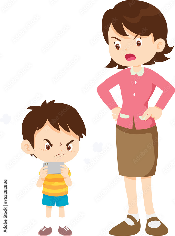 parent angry scold to kid addicted mobile phone parent angry scold to kid addicted mobile phone