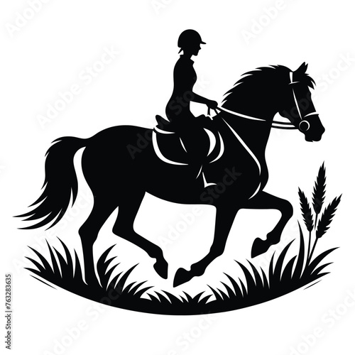 Equestrian Rider on Horseback