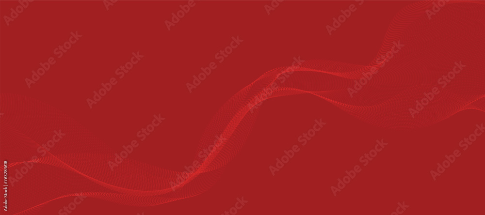 Vector abstract red background with dynamic red waves, lines and particles. Vector abstract red background with dynamic red waves, lines and particles.