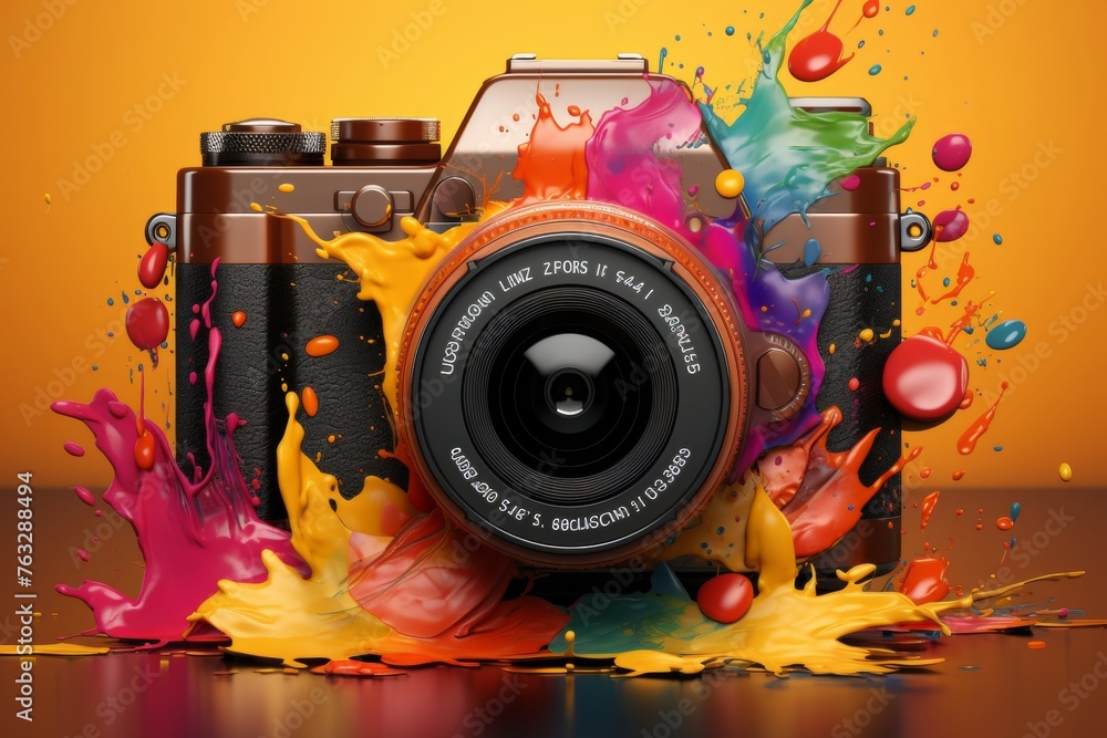 Obraz premium digital background illustration technology web, network social, website search online internet digital background