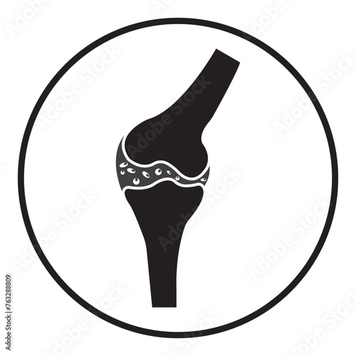 Bone joint degeneration icon