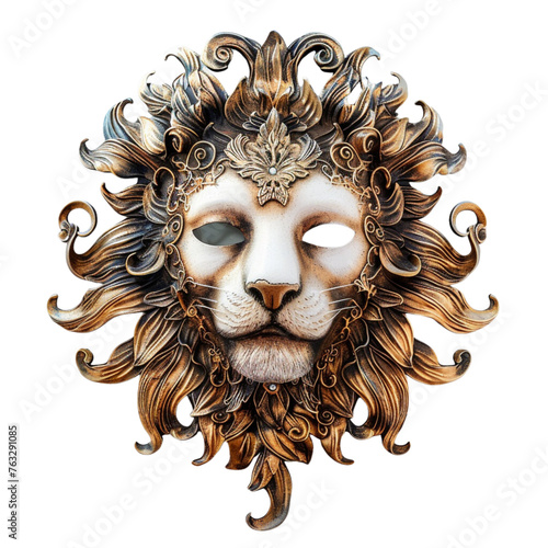 lion mask cut out
