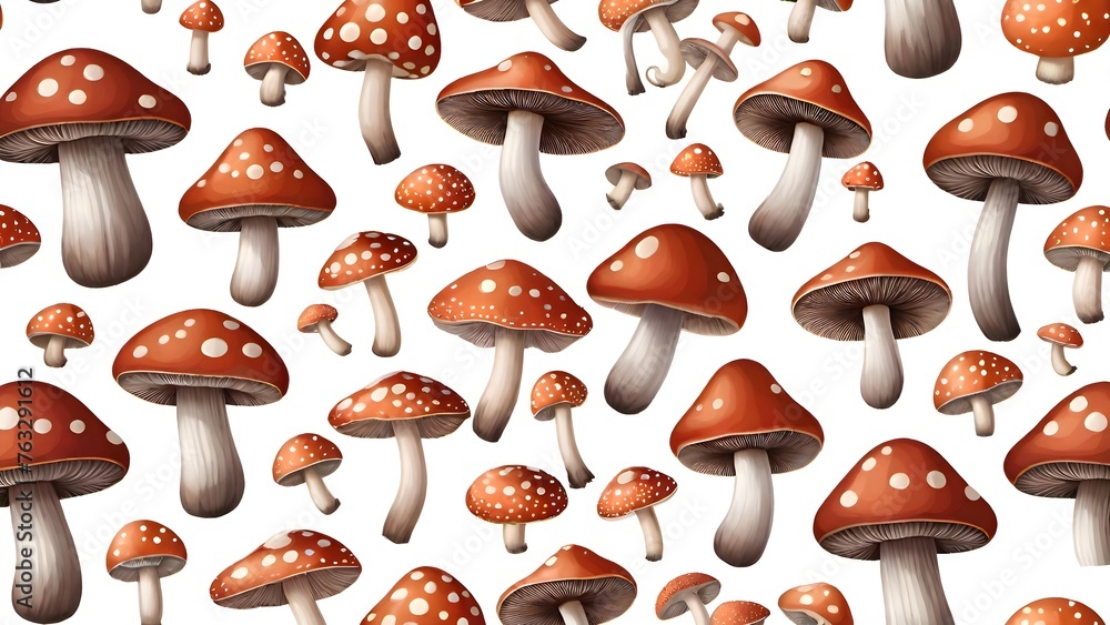 illustration of mushrooms illustration of mushrooms