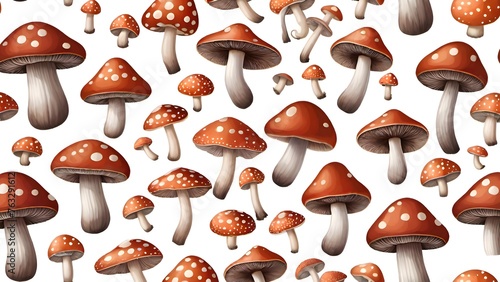 illustration of mushrooms