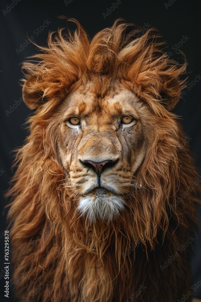 Portrait of Majestic Lion