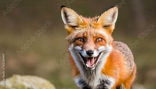 A Fox With A Mischievous Grin On Its Face Upscaled 2