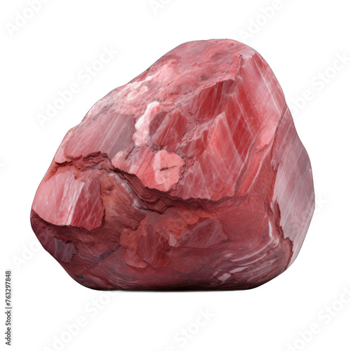 Thulite isolated on transparent background