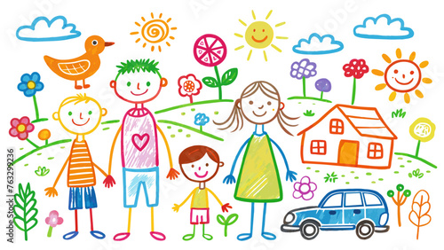 Chalkboard Dreams, A Child's Artistic Vision Takes Shape