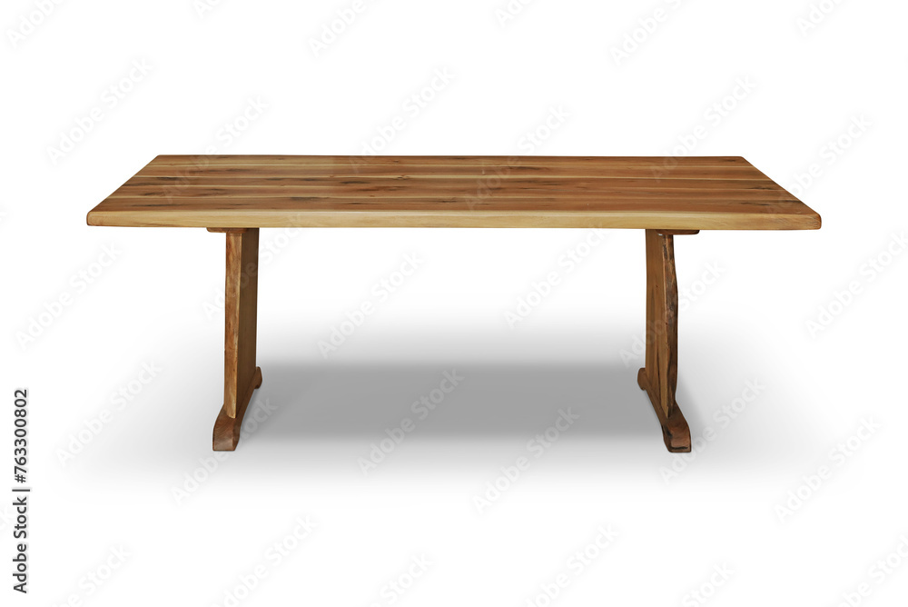old wooden table in white background old wooden table in white background