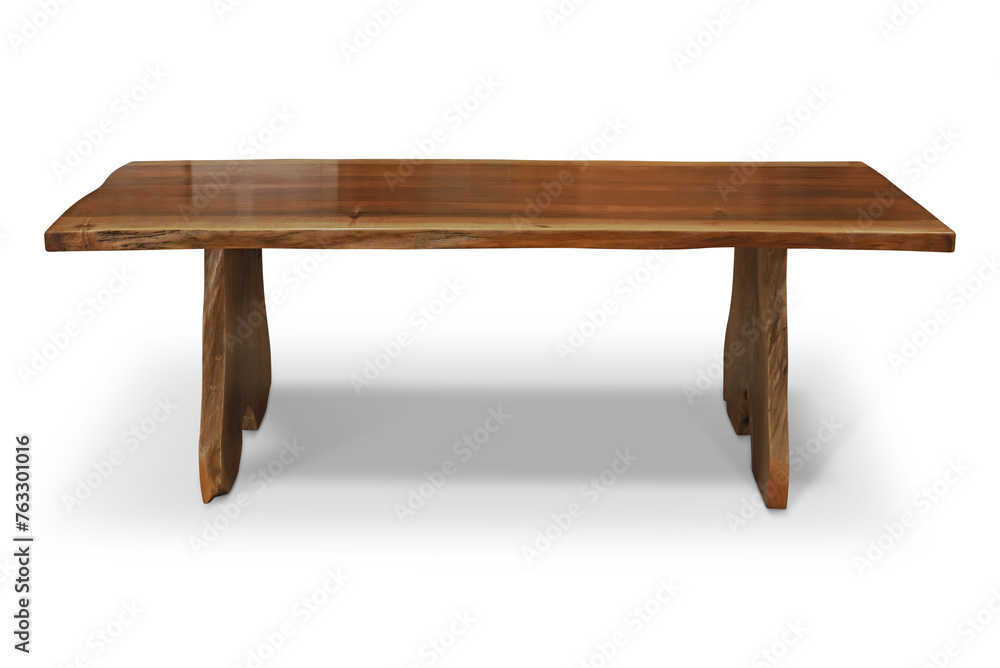 old wooden table in white background old wooden table in white background