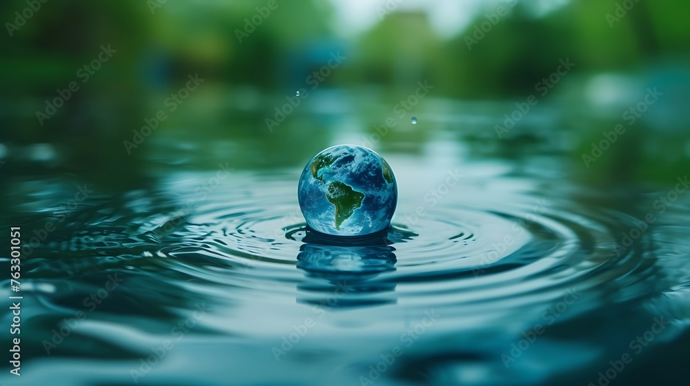World Water Day Concept. Every Drop Matters. environment day, and global warming concept. World Water Day Concept. Every Drop Matters. environment day, and global warming concept.