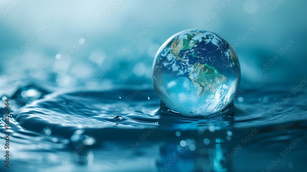 World Water Day Concept. Every Drop Matters. environment day, and global warming concept. World Water Day Concept. Every Drop Matters. environment day, and global warming concept.