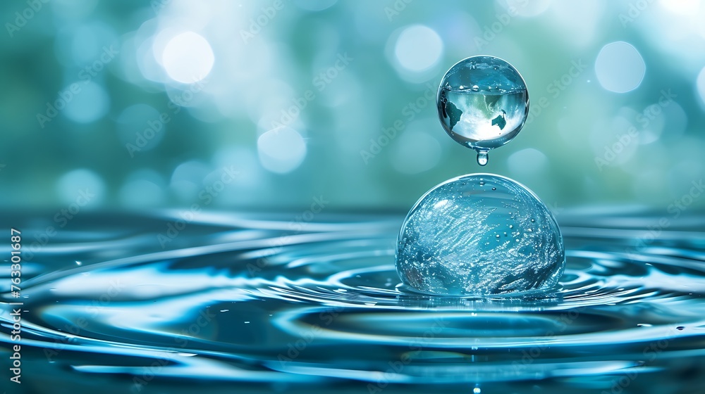 World Water Day Concept. Every Drop Matters. environment day, and global warming concept. World Water Day Concept. Every Drop Matters. environment day, and global warming concept.