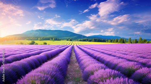 lavender field in region.