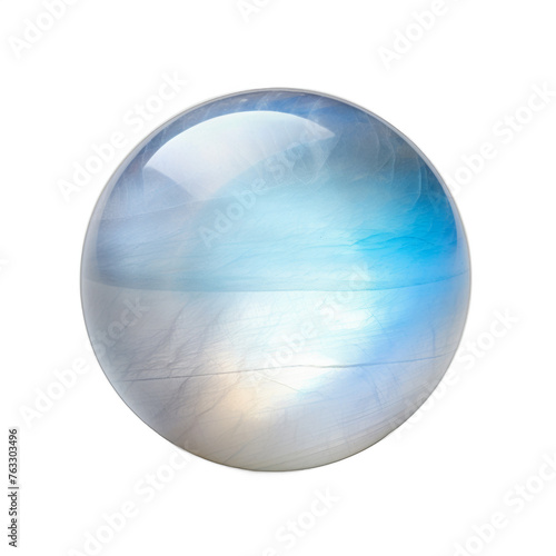 Rainbow Moonstone isolated on transparent background