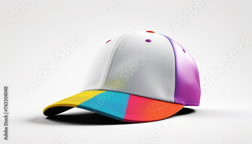 Baseball cap in various colors. Generative AI.  