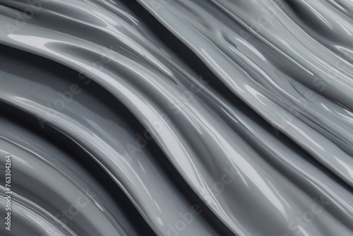 Abstract grey background, liquid waves