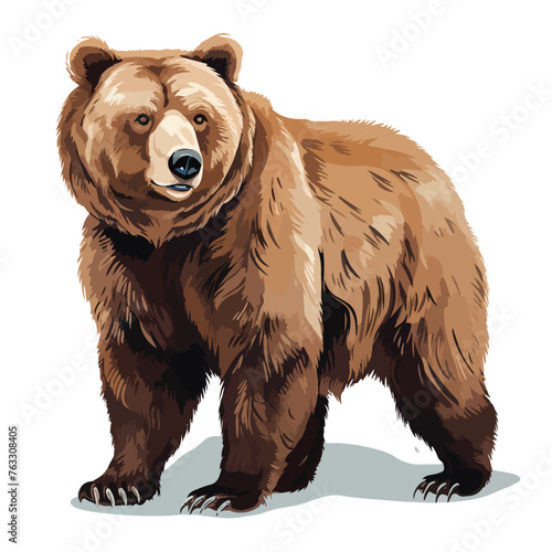 Bear single clipart