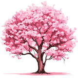 Blossom Cherry Trees Clipart clipart isolated on white