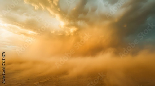 incredible sandstorm captured in nature photography photo