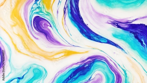 Beautiful abstract background. Spiral. Fluid art. Liquid marble