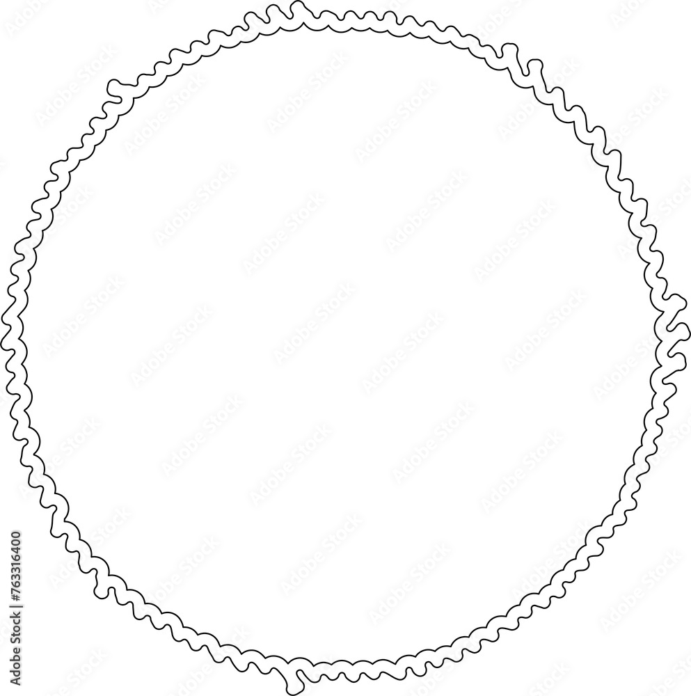 Circle frame drawing. Decoration for card, poster, banner Circle frame drawing. Decoration for card, poster, banner