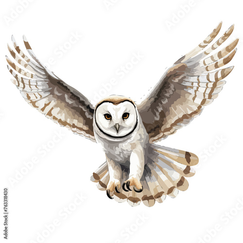Snow Owl Clipart