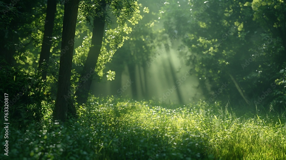 Obraz premium 森林・昼