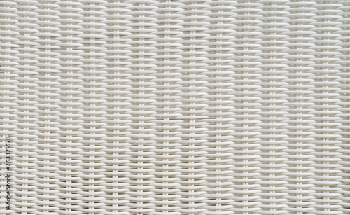 White wicker close up texture background
