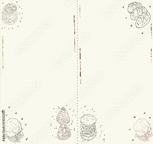 Illustration vector to do list template notebook noe sticky